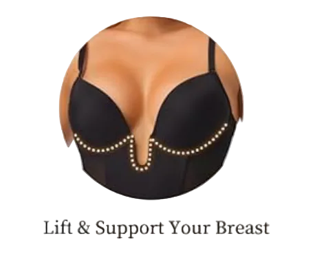 Backless Shapewear bodysuit Tummy Control Shaping Bodysuit with Built-In Bra