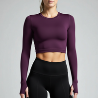 Crop Long-Sleeve Top