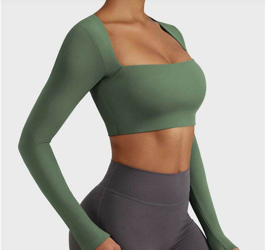 shell long sleeve top