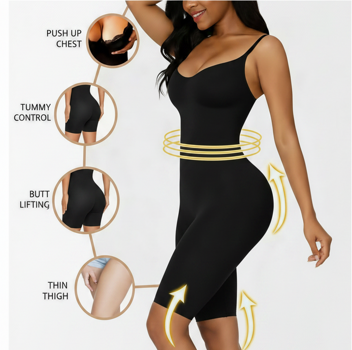 Seamless Tummy Control Body Shaper Bodysuit