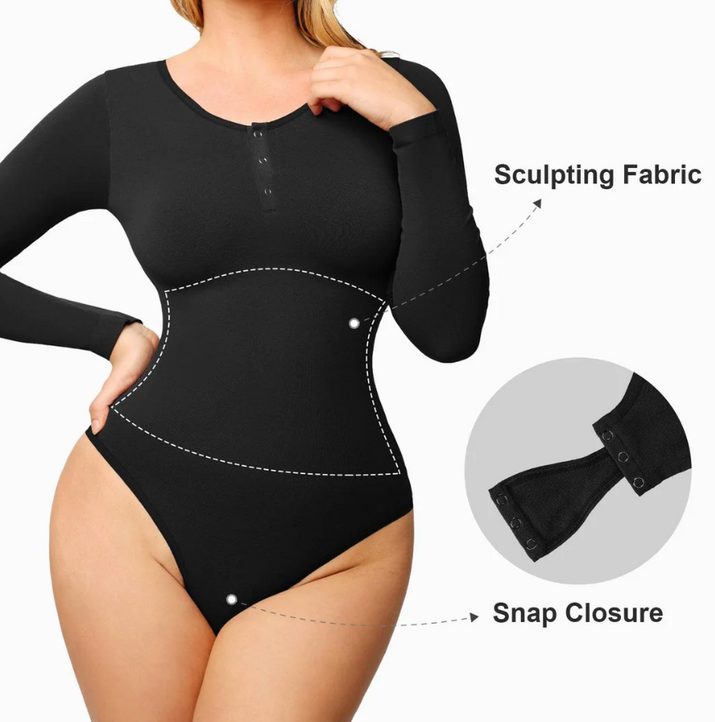 The Henley Sculpt Bodysuit