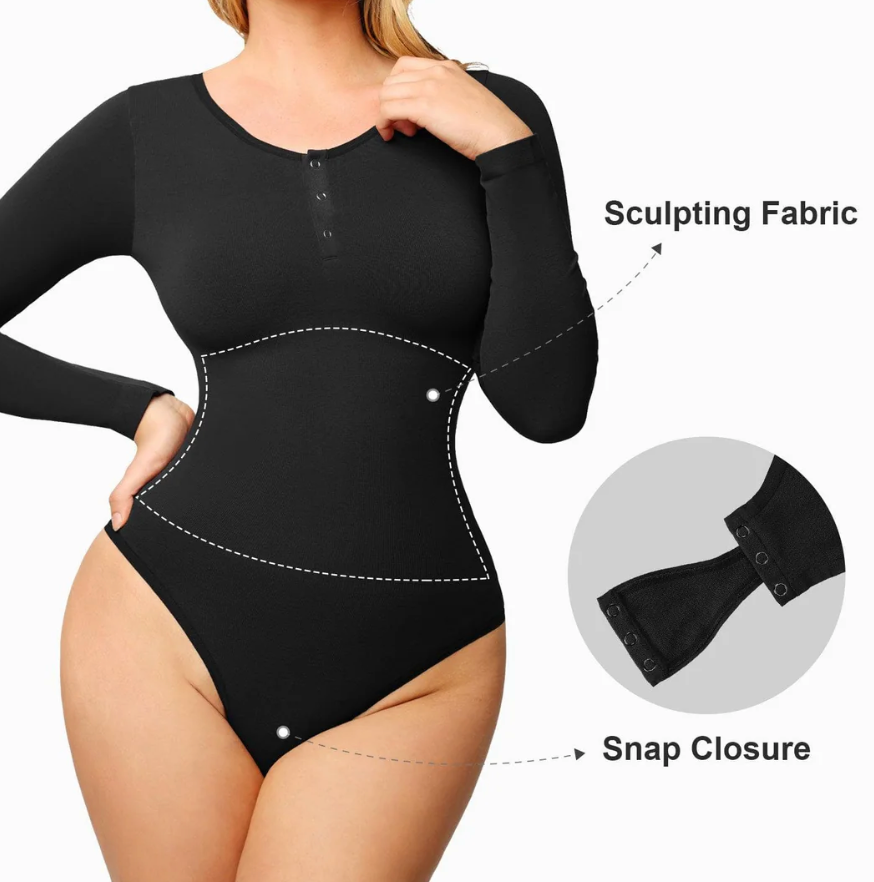 The Henley Sculpt Bodysuit
