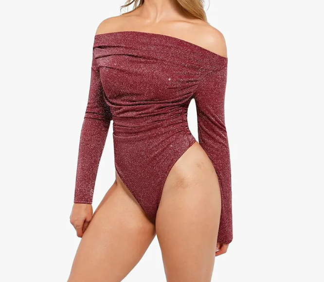 The Glam Drape Bodysuit