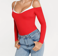 The Cold Shoulder Sculpt Bodysuit