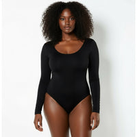 Long Sleeve Thong Bodysuit