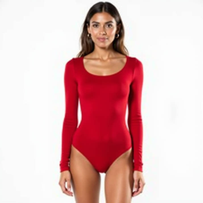 Long Sleeve Thong Bodysuit