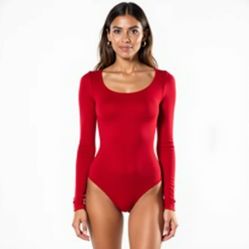 Long Sleeve Thong Bodysuit