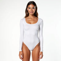 Long Sleeve Thong Bodysuit