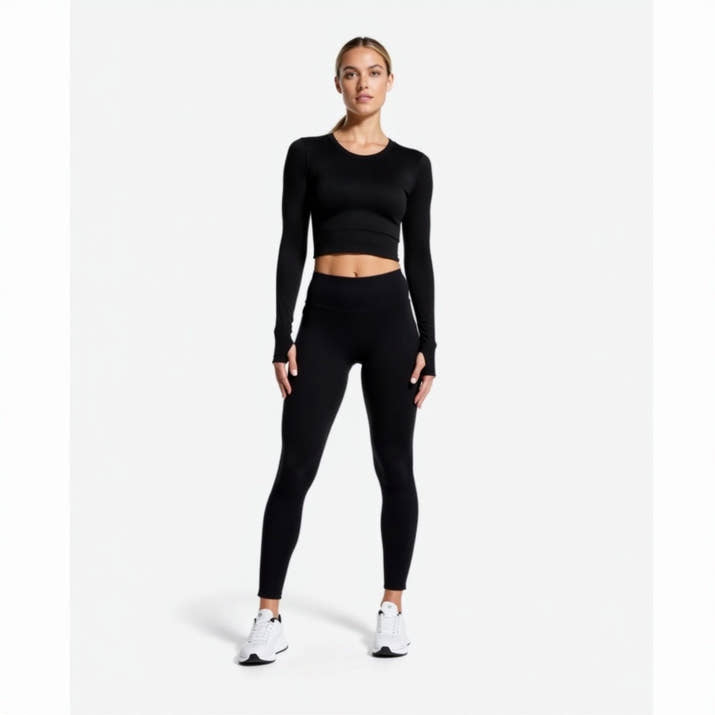 Crop Long-Sleeve Top