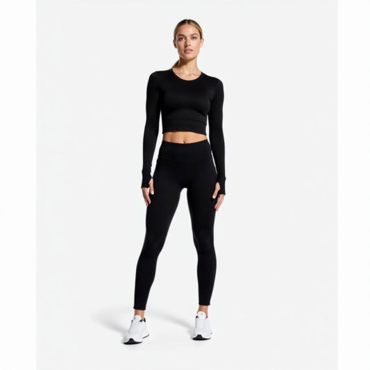 Crop Long-Sleeve Top