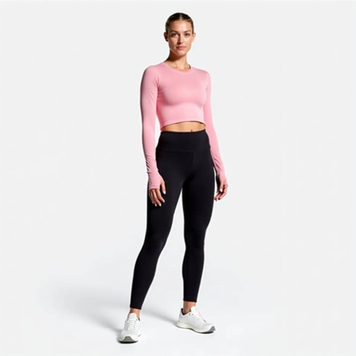 Crop Long-Sleeve Top