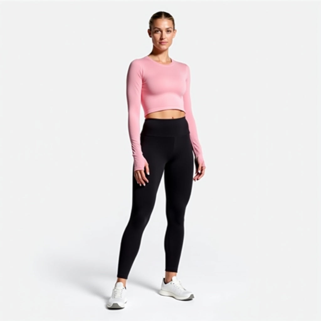 Crop Long-Sleeve Top