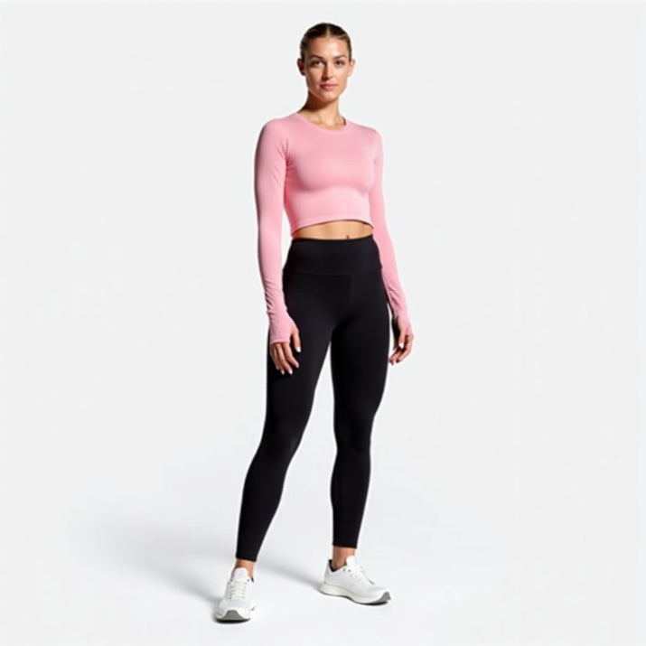 Crop Long-Sleeve Top