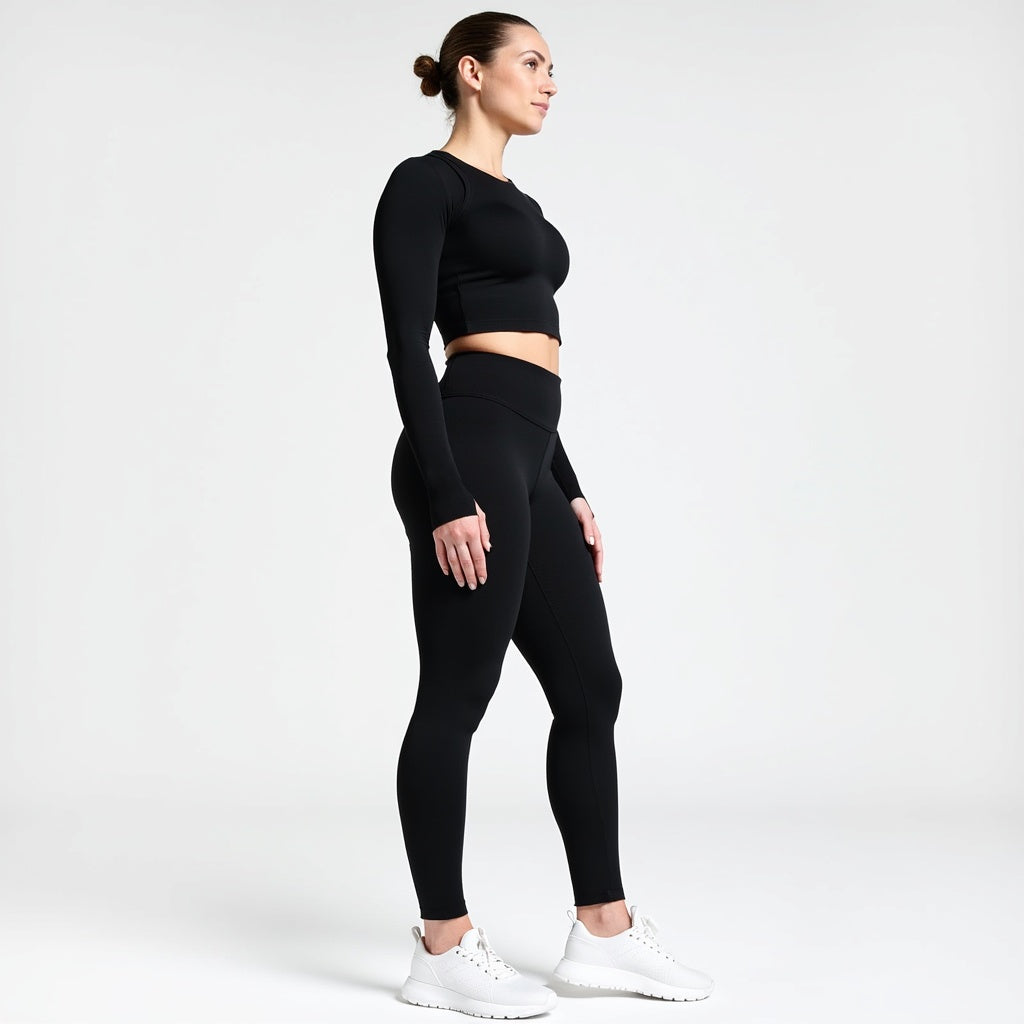 Crop Long-Sleeve Top