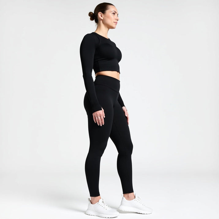 Crop Long-Sleeve Top